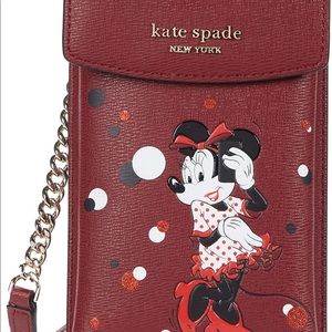 Kate Spade New York Minnie Mouse North/South Crossbody for iPhone Red